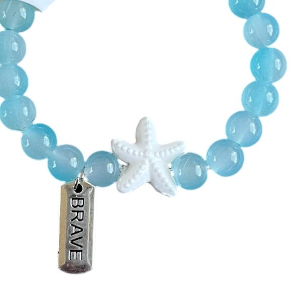 Charmze Stackable Stretch Beaded Bracelets Starfish Beach NEW - Picture 3 of 5